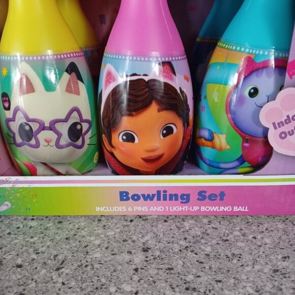 LIGHT UP Bowling Toy Gabby's Dollhouse Kids Game - Picture 4 of 8